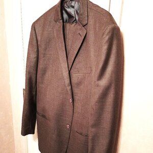 Vitali Men 2 Piece 2 Button Taupe Suit